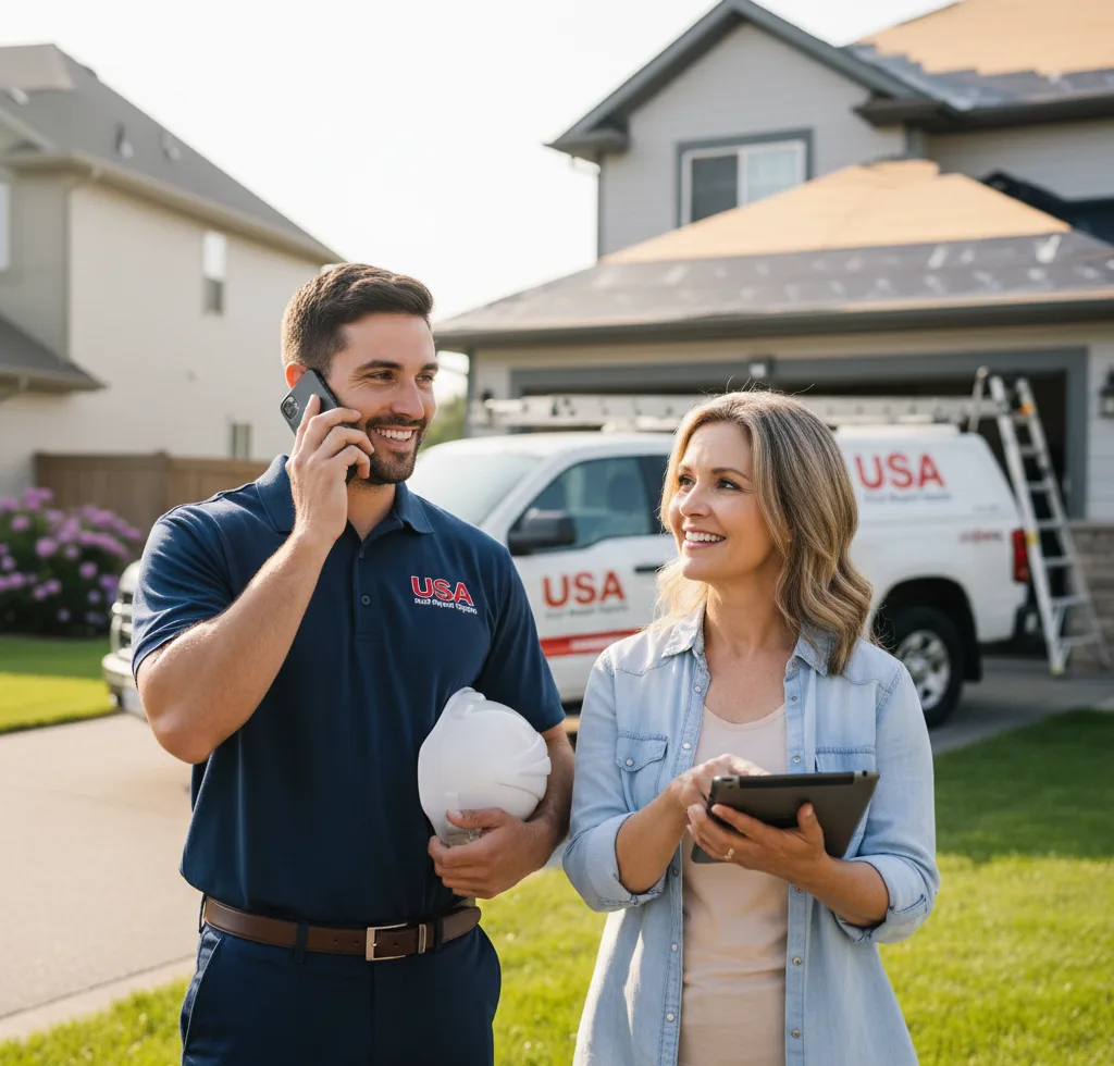 USA Roof Repair Experts customer support in Iron River